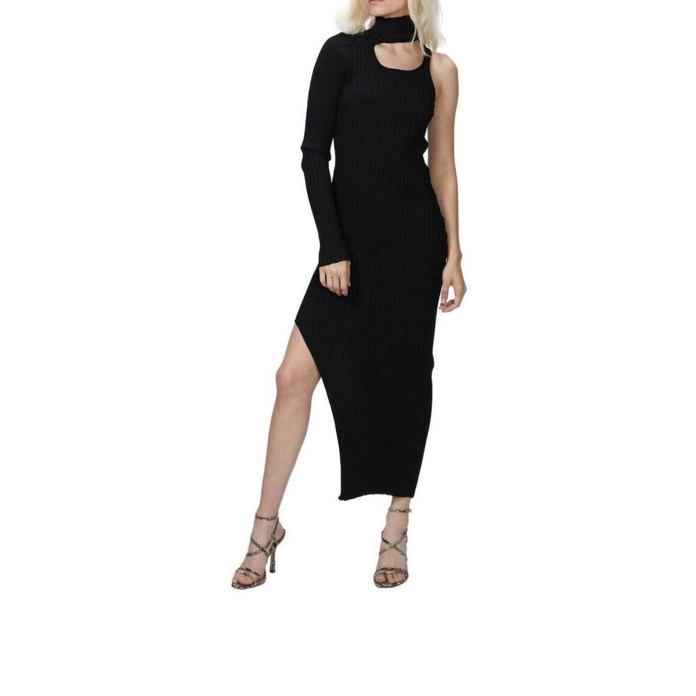 Boyarovskaya The Claire Dress Women's Sz M In Black Knitted Dress